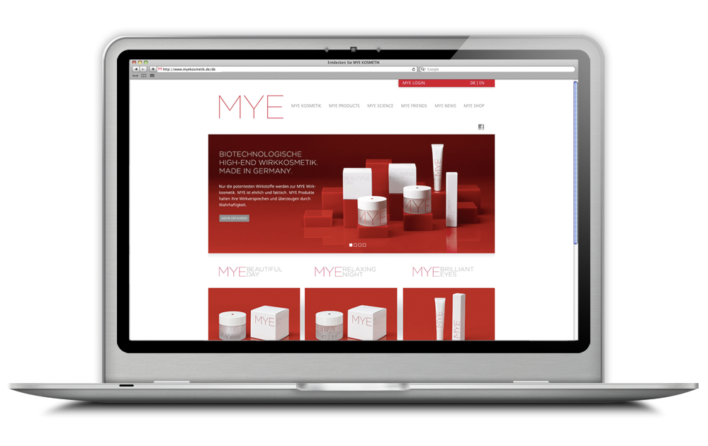 MYE Webseitenrelaunch