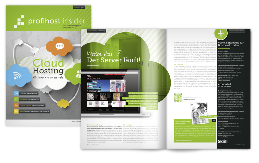 Kundenmagazin profihost insider